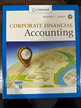 Corporate Financial Accounting Textbook